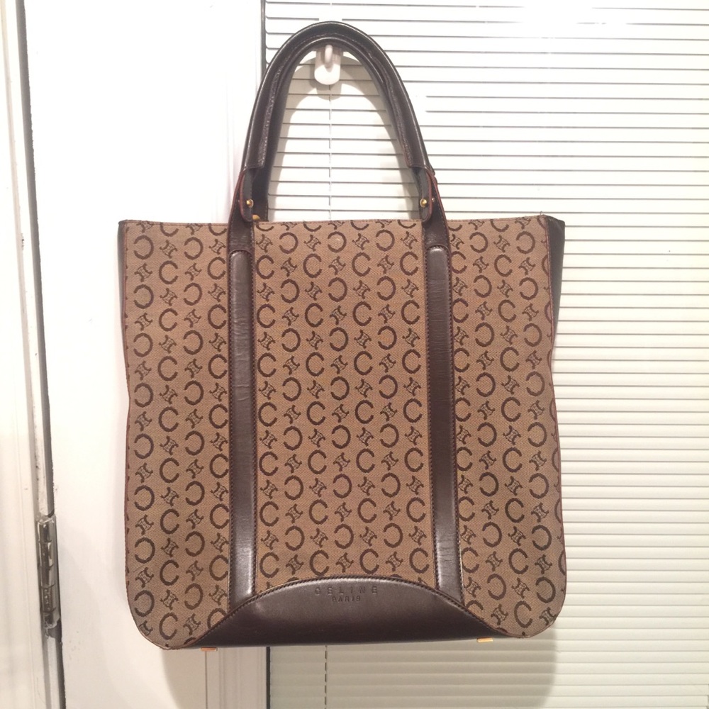 Celine Triple Compartment Tote